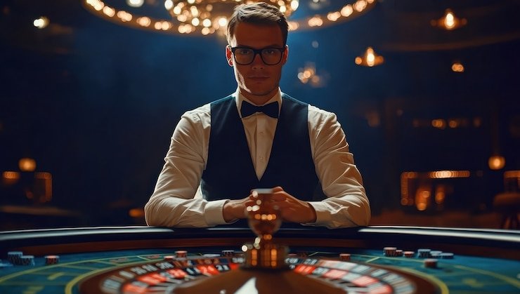 Antarmuka Cash Out di meja live dealer blackjack totobet805